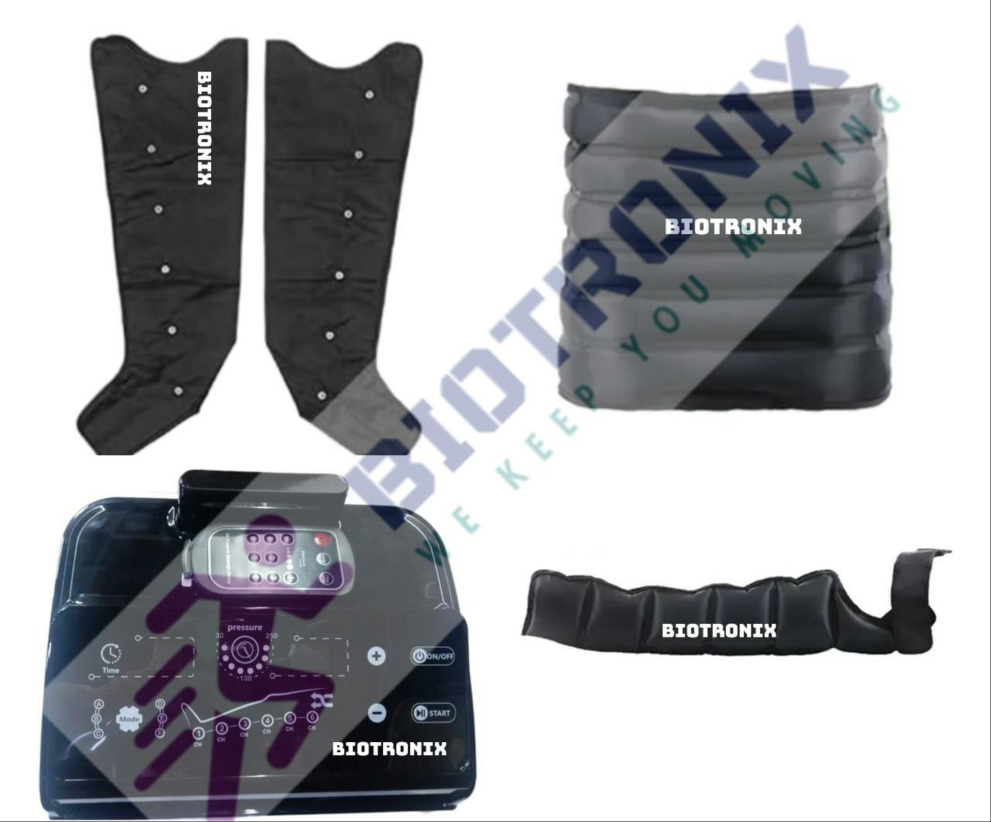 Abs Plastic Rectangular 6 Chamber Dvt Machine, Adjustable Compression - Age Group: Women