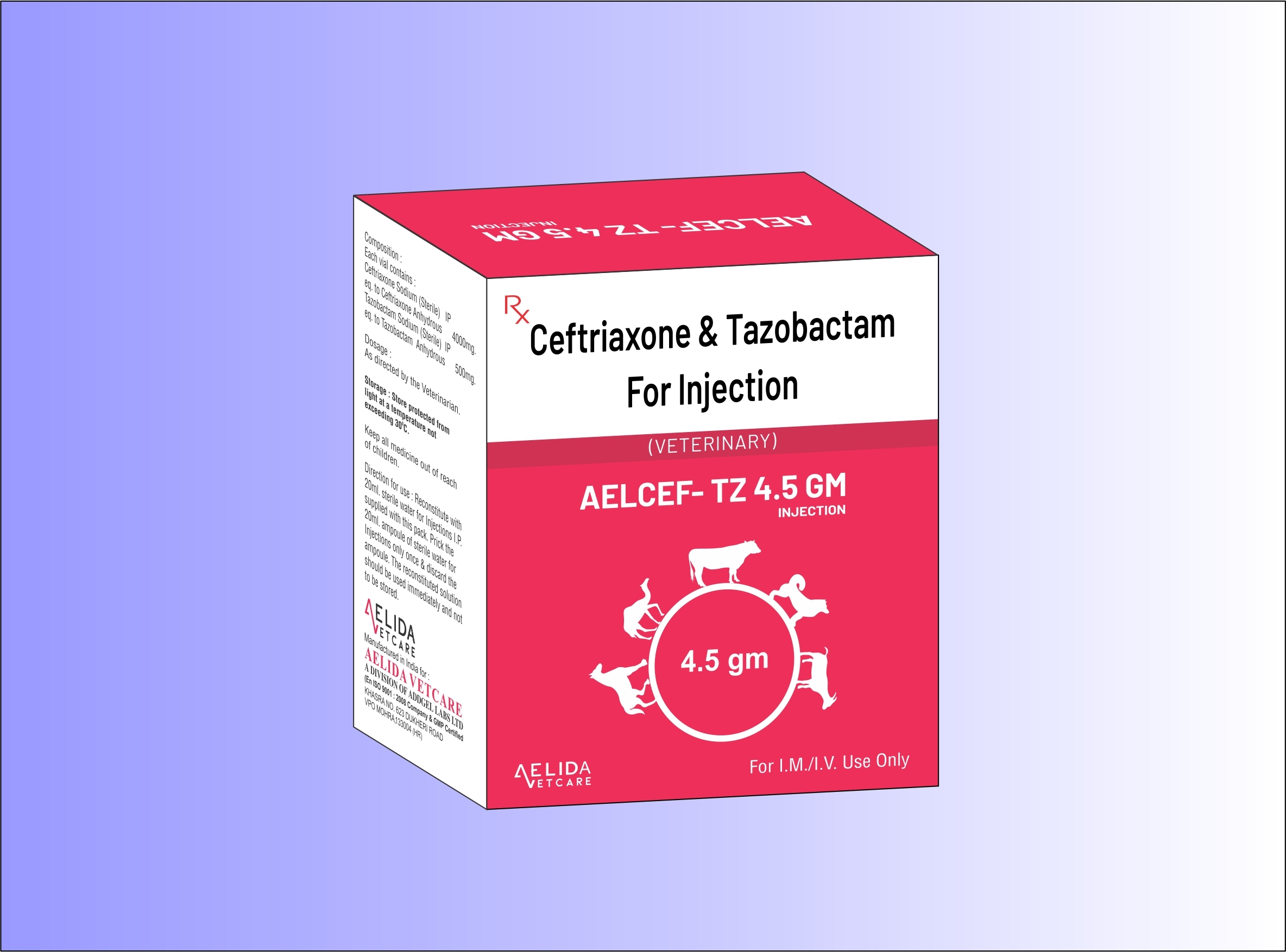Ceftriaxone Injection Veterinary Pcd Franchise On Monopoly Basis - Physical Form: Powder