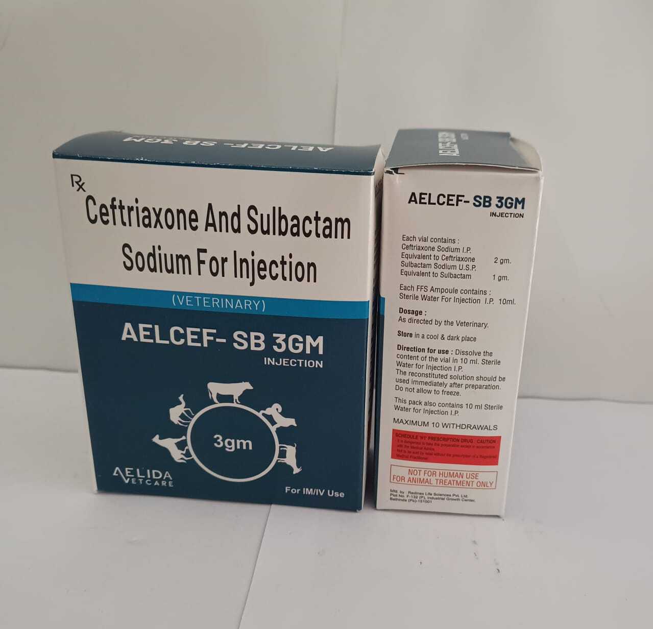 Amoxicillin And Sulbactam Injection 4.5 Gm In Veterinary Pcd Pharma Franchise