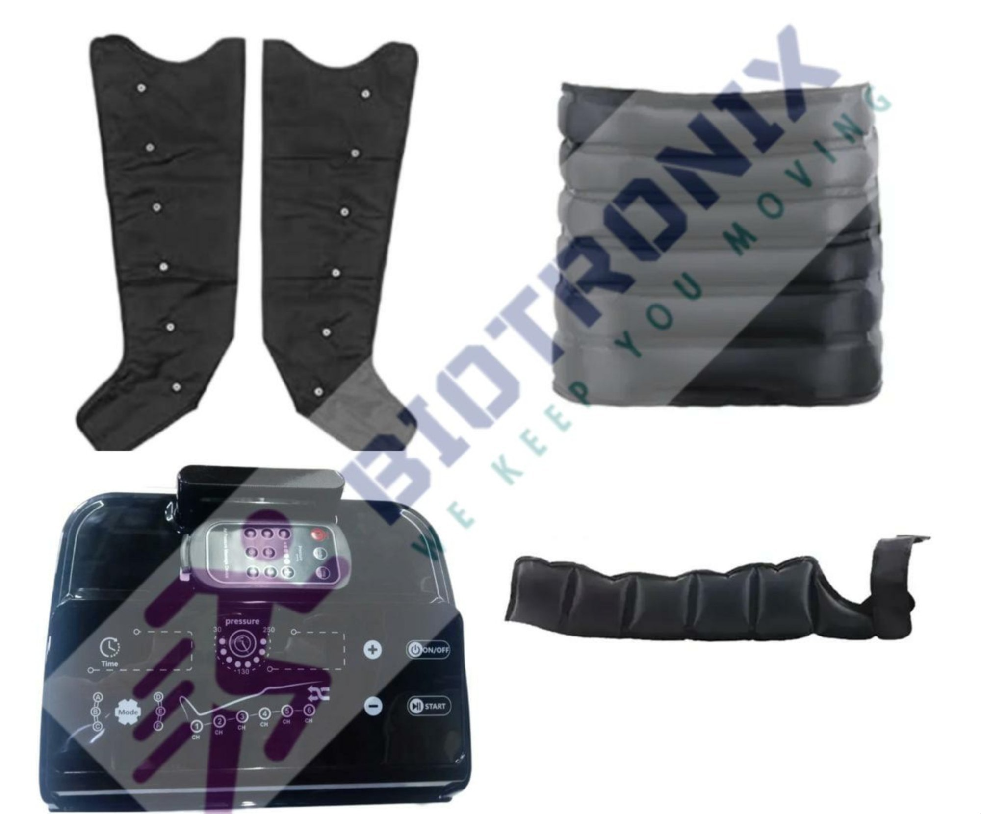 Biotronix Dvt Pump Air Compression Therapy Machine Digital Remote Controlled - Age Group: Adults