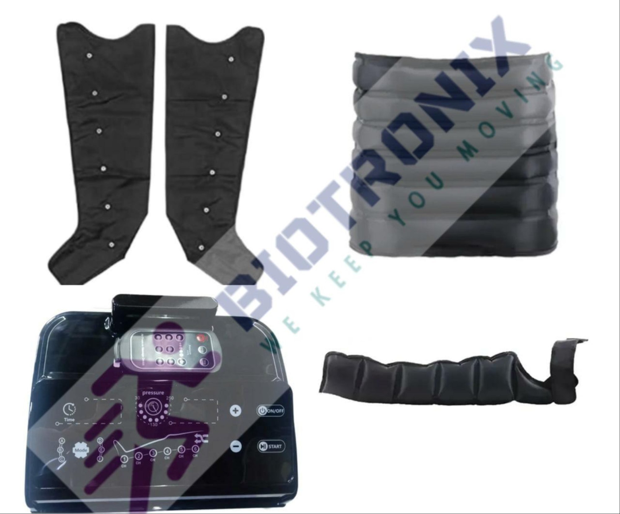 Biotronix Dvt Pump Air Compression Therapy Machine Digital Remote Controlled - Age Group: Adults