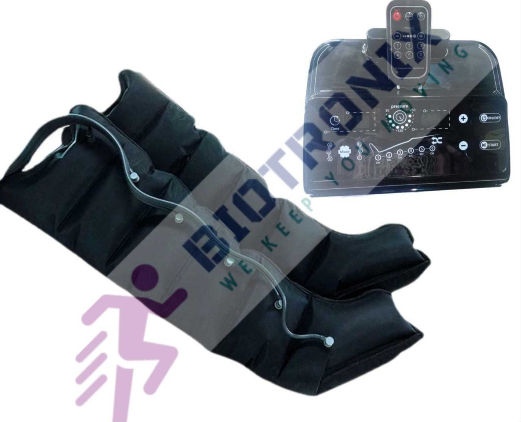 Biotronix Dvt Pump Air Compression Therapy Machine Digital Remote Controlled - Age Group: Adults