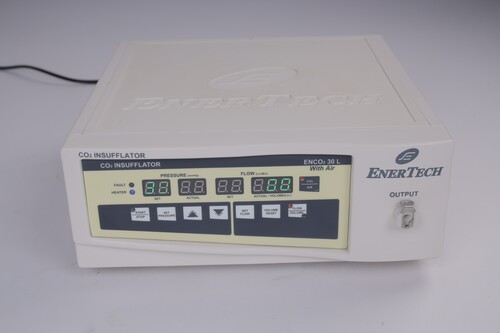 Enertech CO2 Insufflator - 30L Capacity, 290x110x300mm Dimensions | Semi-Automatic Operation, Portable, Dual Mode Insufflation