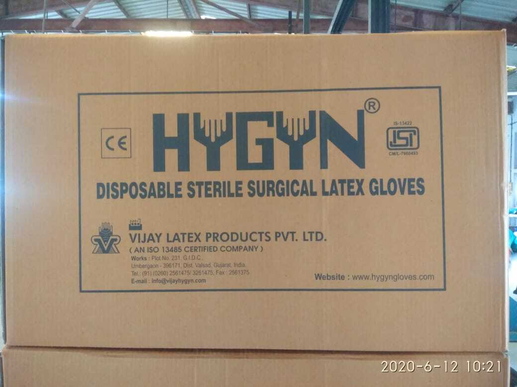 Sterile Surgical Gloves Powder Free - Color: Pale Yellow