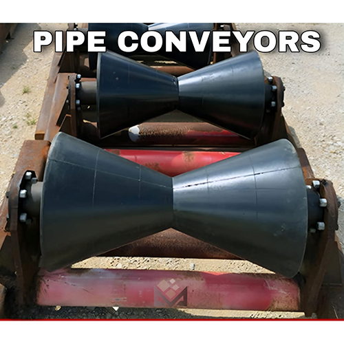 Industrial Pipe Conveyor - Features: Efficient Transportation With Minimal Spillage