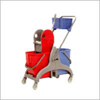 Double Mop Wringer Trolley