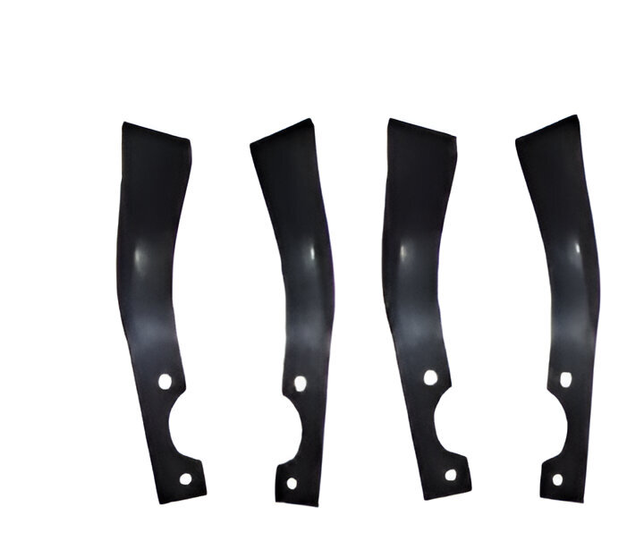 Dry Land Blade For Power Tiller - Alloy Steel, 12 Right Blades + 12 Left Blades, Total 24 Blades In One Box For 7 & 9 Hp Power Tiller