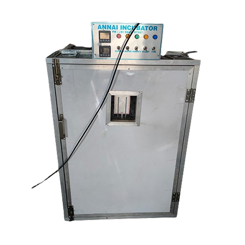 Capacity 600 Chicken Egg Incubator - Durable Steel Design, Automatic Temperature and Humidity Control, Equipped with Automatic Egg Turner, Sleek Silver Finish