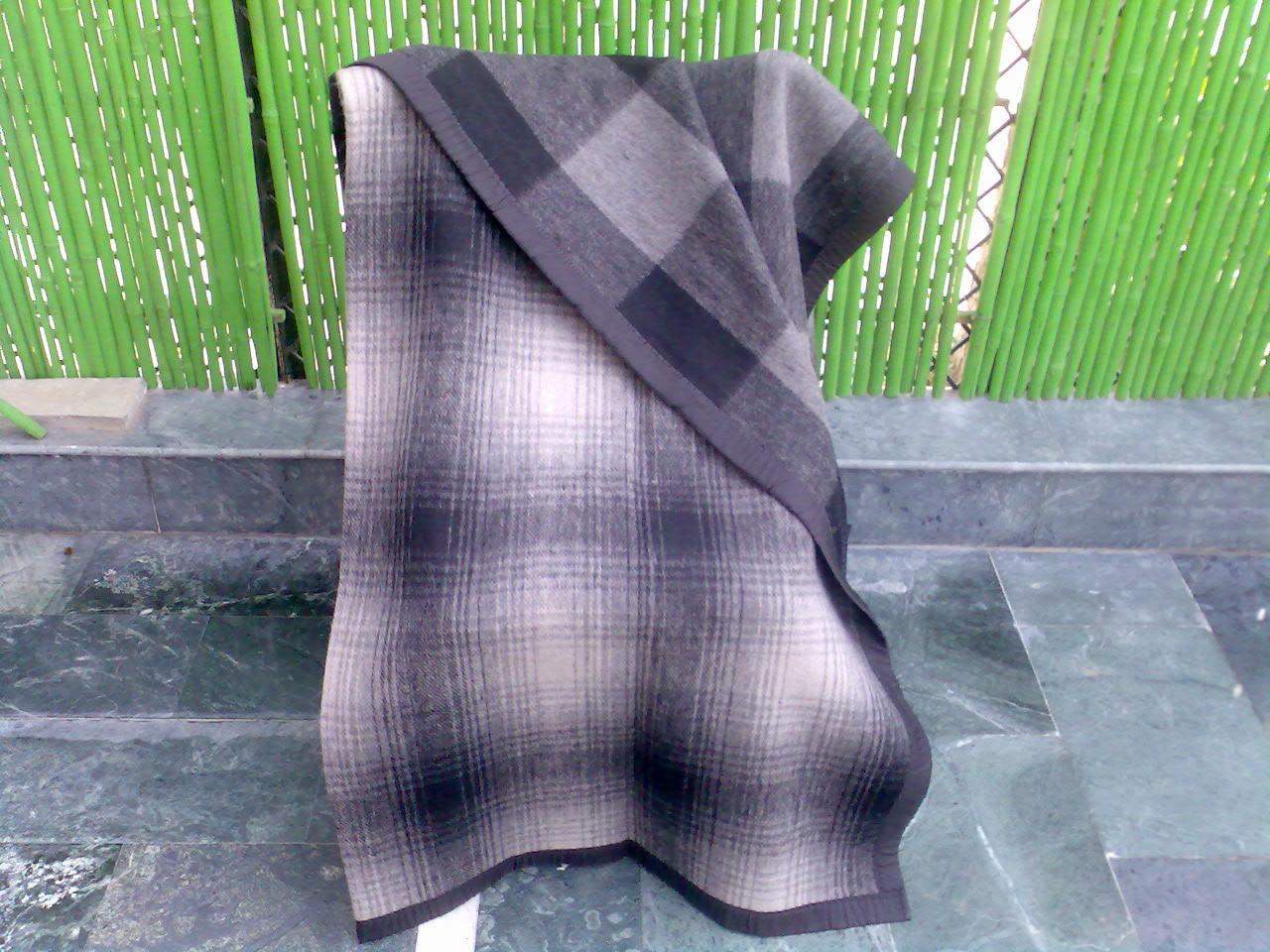 Check Woolen Blanket - Density: Softness Kilogram Per Cubic Meter (Kg/m3)