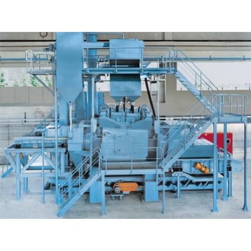 Fully Automatic Throughfeed Blast Cleaning Machine - Mild Steel Build | 1-Year Warranty, Completely Flexible Operation