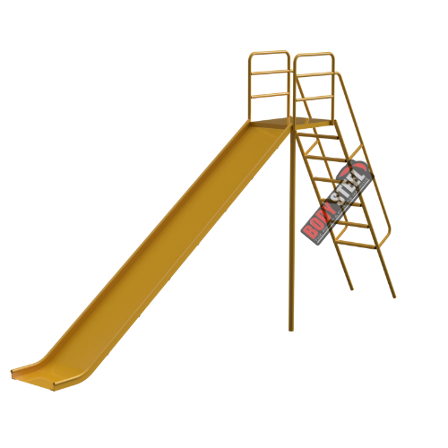 Body Steel Metal Slide Bs-100 - Durable Body Steel Design | Ideal Water Park Slide For Kids, Promotes Healthy Play