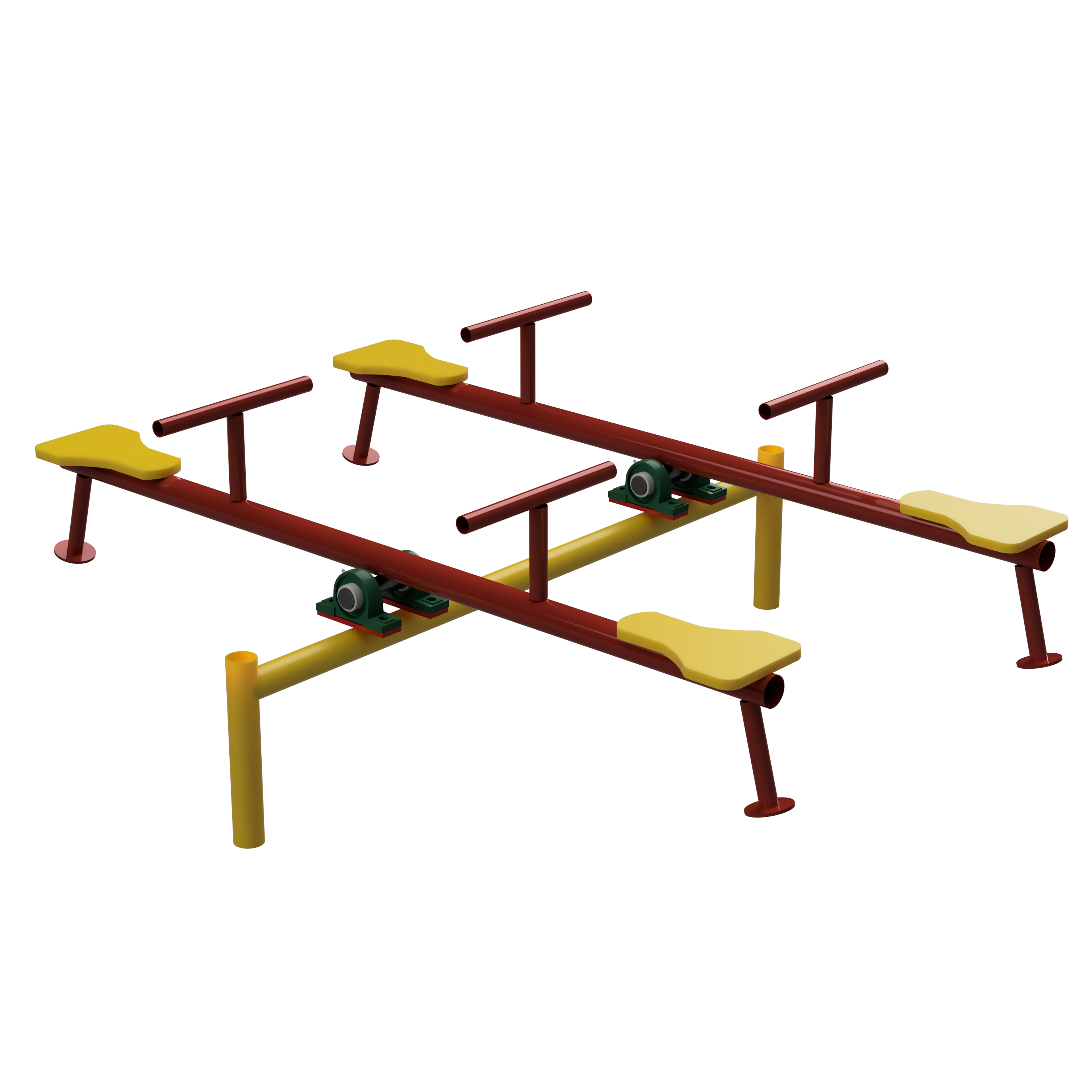 Body Steel Triple Metal Slide Bs-104 - Durable Steel Construction Engaging Design For Active Play