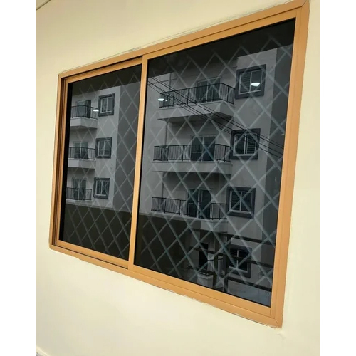 Aluminium Sliding Window - High-Grade Aluminium Alloy, 22 MM Size, Polished Finish, Various Color Options, Fiberglass Screen Netting