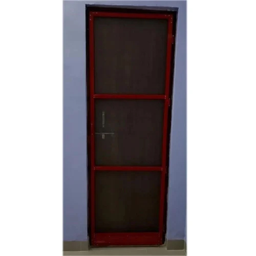 Aluminium Hinged Mesh Door - Aluminium Alloy Frame, 7mm Size, Various Color Options, Polished Finish, Durable Fiberglass Screen Netting | Elegant and Practical Solution for Commercial and Residential Use