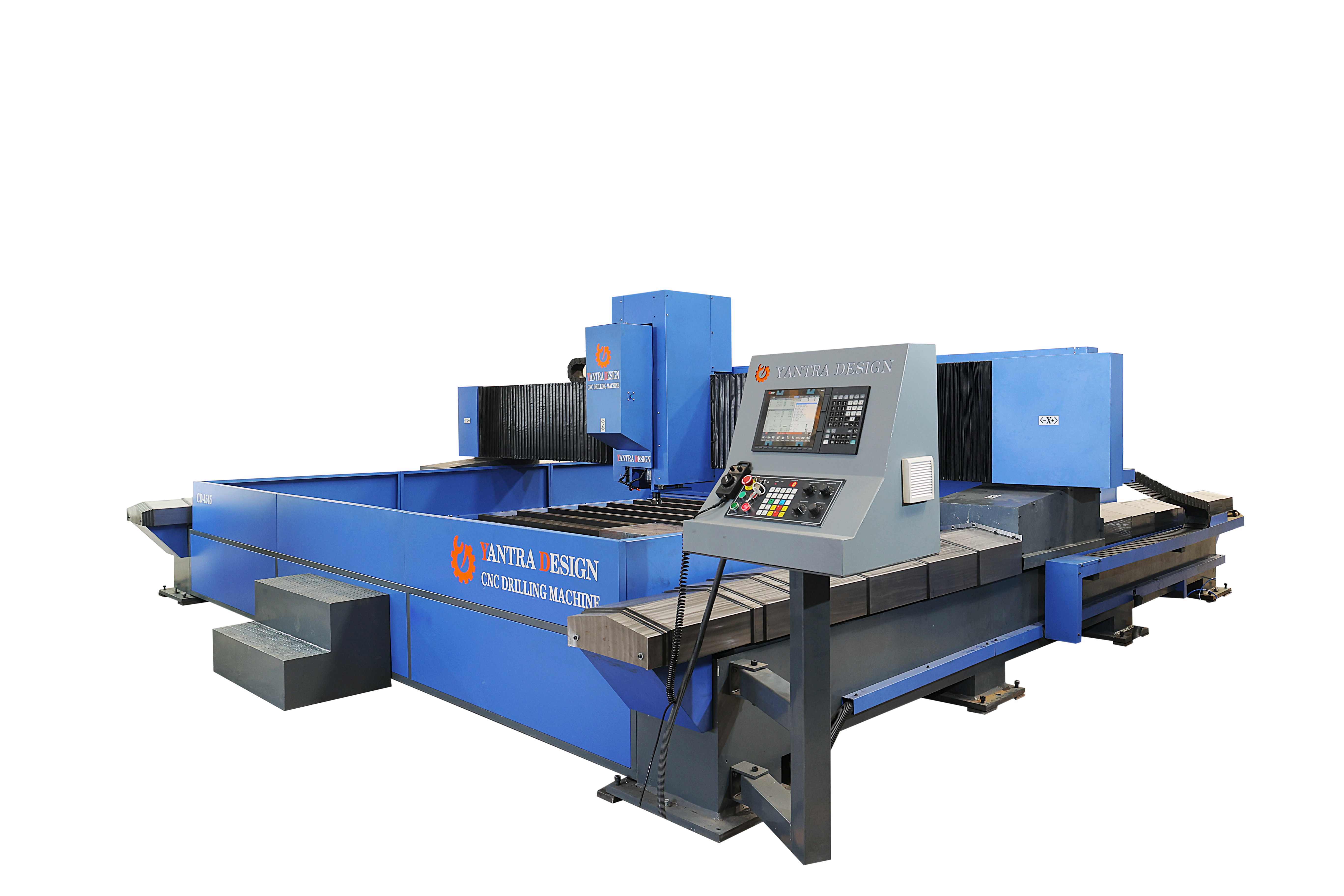 High Speed Cnc Tube Sheet Drilling Machine - Color: Blue