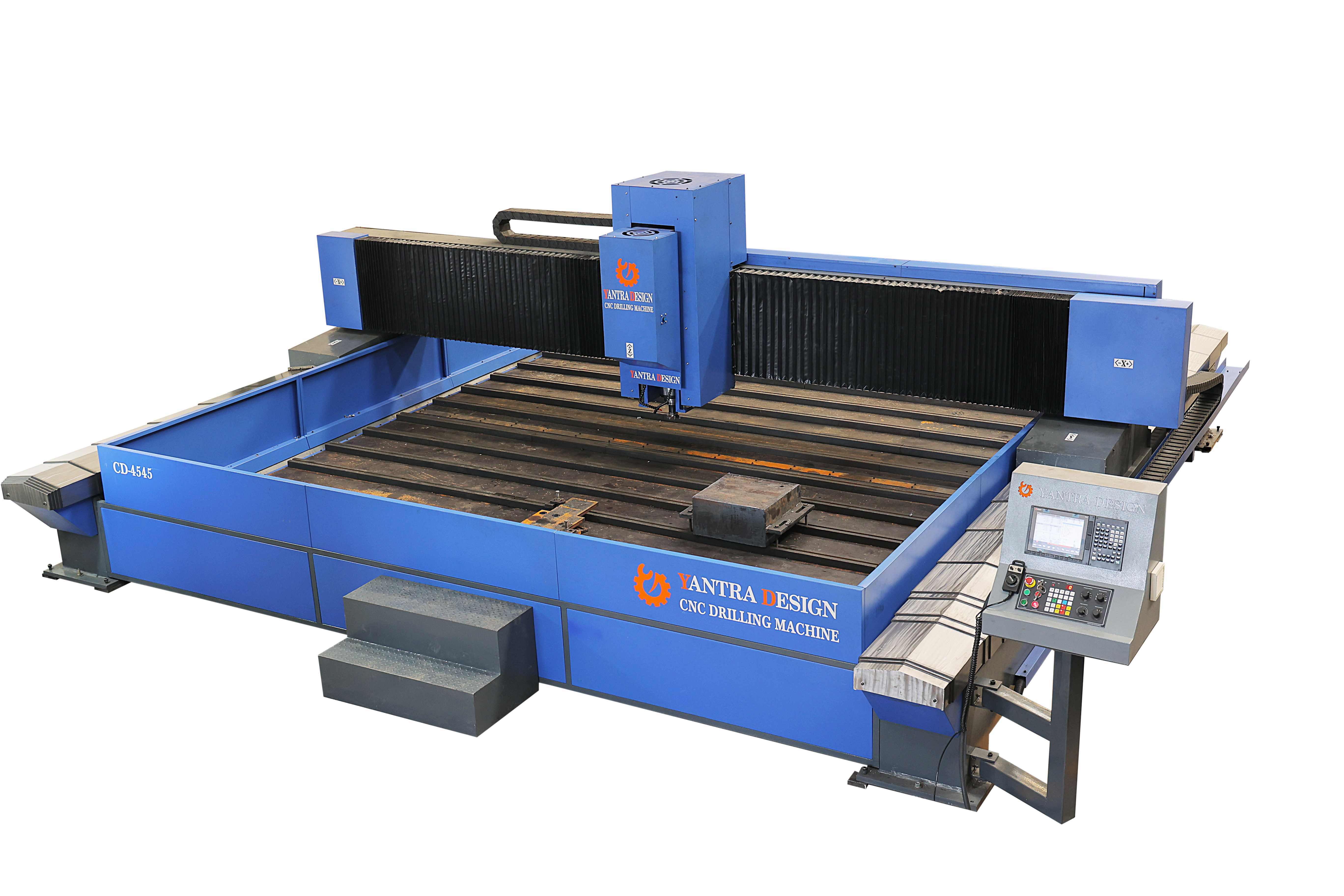 High Speed Cnc Tube Sheet Drilling Machine - Color: Blue