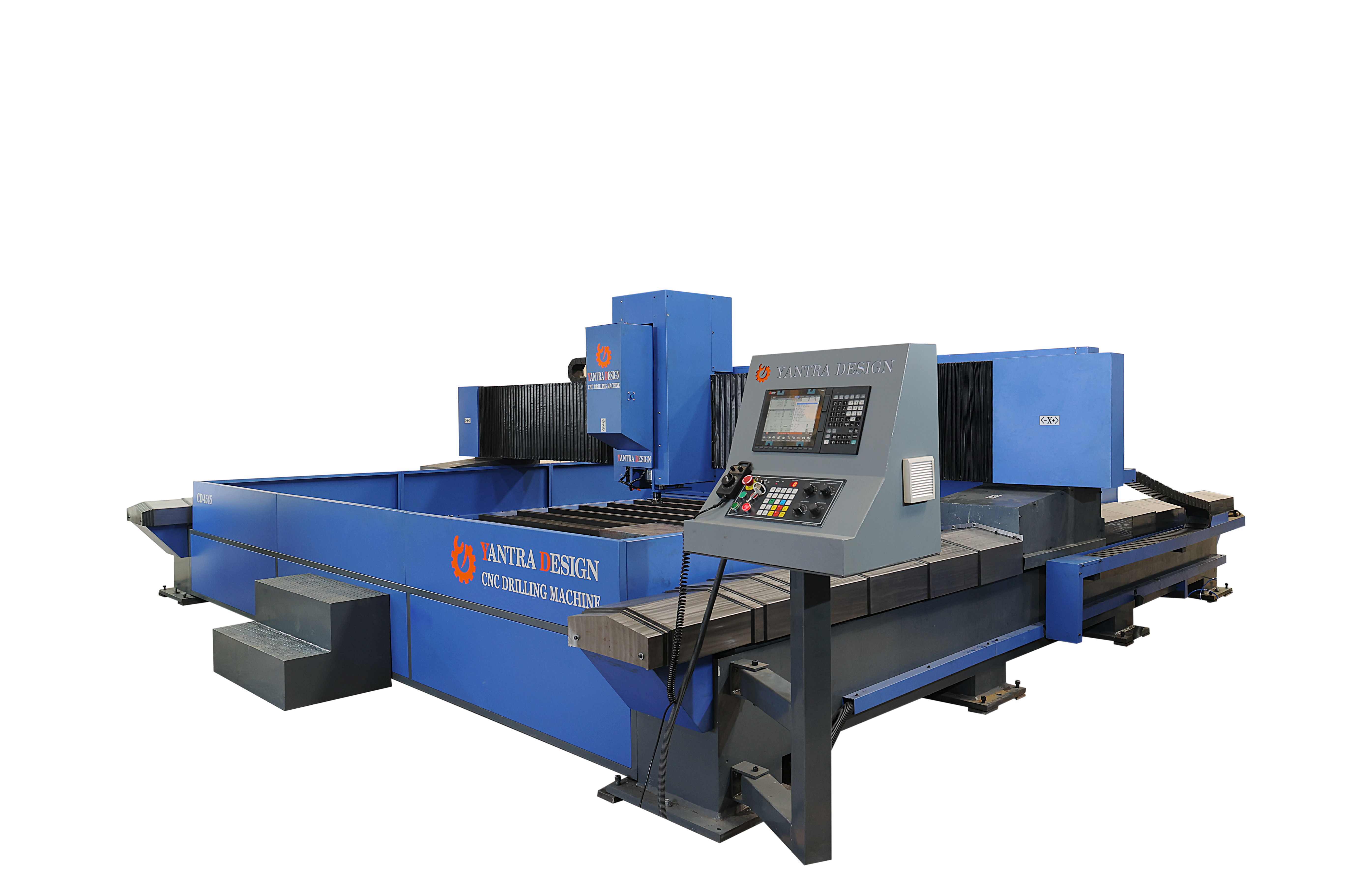 High Speed Cnc Tube Sheet Drilling Machine - Color: Blue