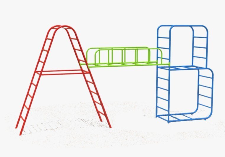 A To B Climber - Lightweight Aluminum Alloy, 5 Feet Long, Enhanced Stability And Safety Features