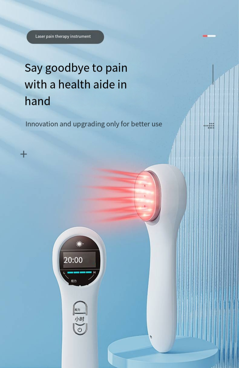Semiconductor Laser Light Therapy Instrument Portable Compact Handheld Model Digital - Age Group: Adults