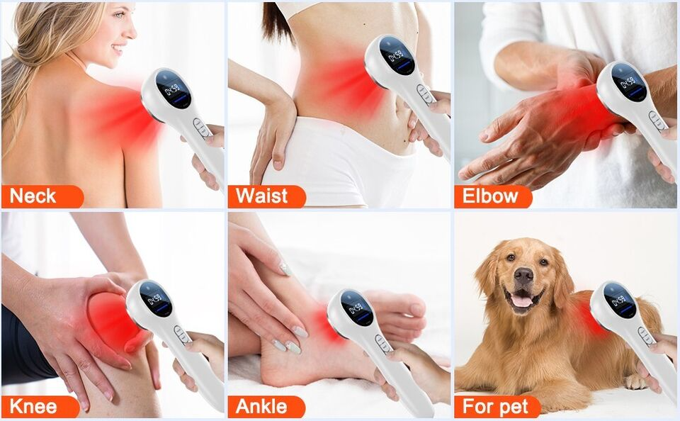Portable Physiotherapy Laser Therapy Device Handy Model Pain Relief Laser Machine - Age Group: Women