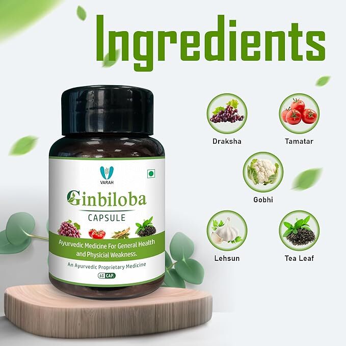 Ginbiloba Capsule - Age Group: For Adults