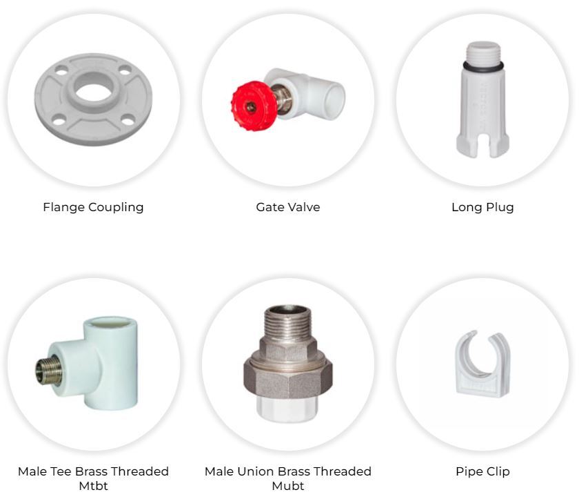 Ppr Pipes - Color: White