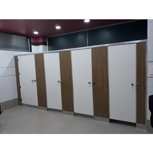 Hpl Toilet Cubicle - Shape: Rectangular