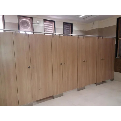 Ss Crown Shoe Type Toilet Cubicle - Material: Hpl Compact Board