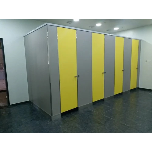 Ss Crown Leg Type Toilet Cubicle - Material: Hpl Compact Board