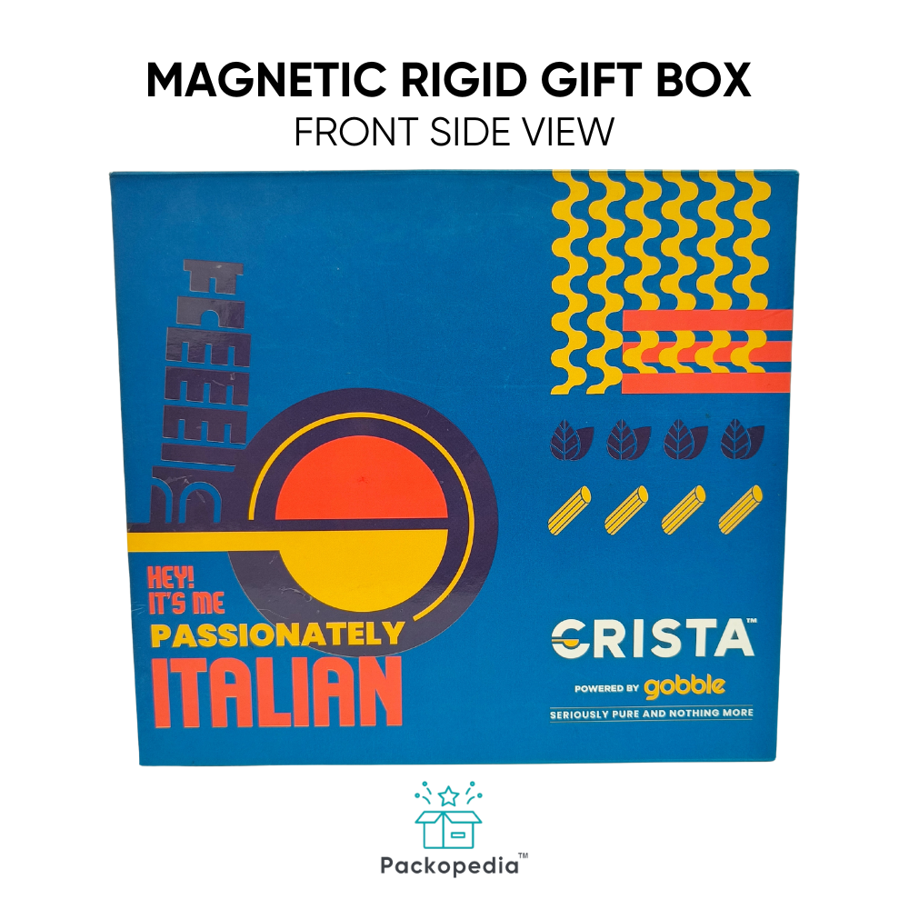Magnetic Rigid Packaging Box - 7.5x5.5x2.5 Inch, Multicolour Paper Gift Box With Insert And Laminated Finish