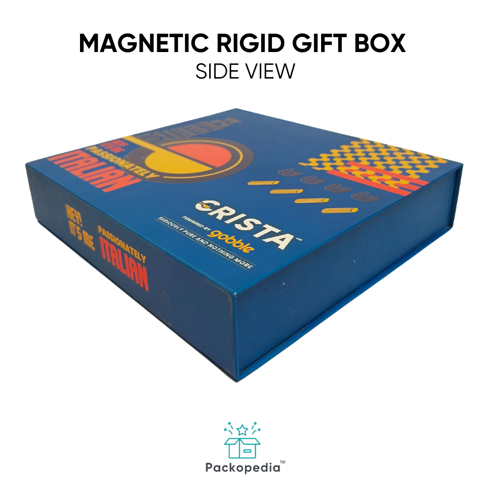 Magnetic Rigid Packaging Box - 7.5x5.5x2.5 Inch, Multicolour Paper Gift Box With Insert And Laminated Finish