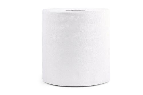 Center Feed Roll - Virgin Soft Paper, 8 Inch Size, White Color , Soft Smoothness For Hygiene Use In Kitchen, Home, Hotel, Restaurant