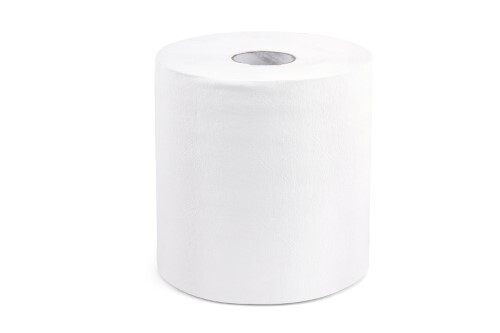 Center Feed Roll - Virgin Soft Paper, 8 Inch Size, White Color , Soft Smoothness For Hygiene Use In Kitchen, Home, Hotel, Restaurant