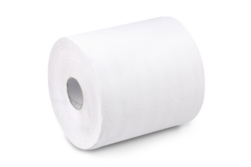 Center Feed Roll - Virgin Soft Paper, 8 Inch Size, White Color , Soft Smoothness For Hygiene Use In Kitchen, Home, Hotel, Restaurant