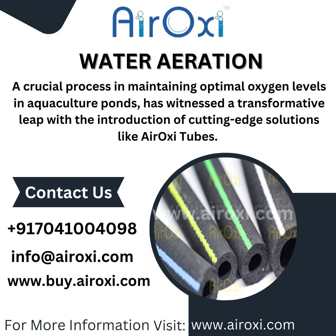Airoxi Tube - Rohs Compliant Elastomeric Compound, 12.5mm Inside Diameter For Aquaculture Applications