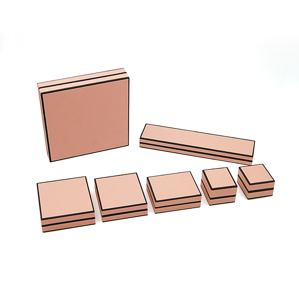 Designer Paper Jewelry Box - 160mm X 160mm X 34mm | Customized Square Shape, Fsc Verified Material, Handmade With Satin Liners And Alligator Pattern Embossing For Luxury Gift Packaging