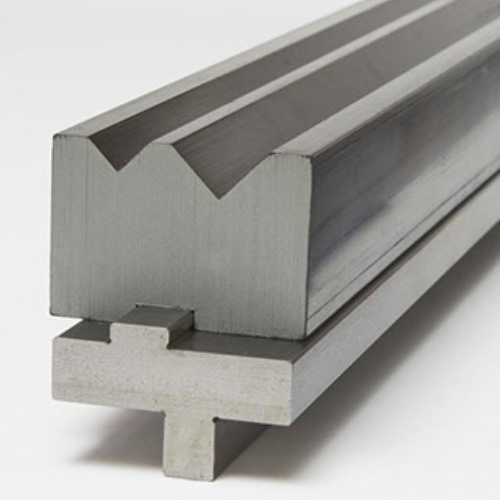 Bending Dies - Stainless Steel, 2 V Design | Silver Color, Warranty Included, Ideal For Standard Metal Bending Applications