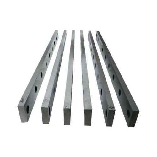 Shearing Blade - Metal, Rectangle Design | Industrial Silver Tool for Accurate and Clean Cuts