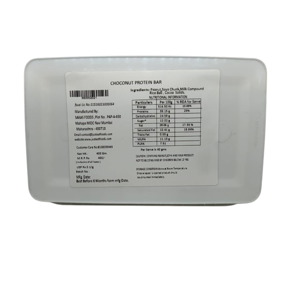 Choco Nut Protein Bar Room Temperature