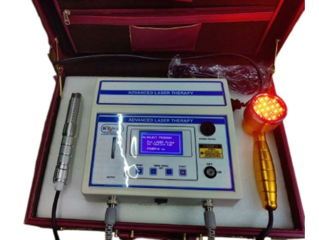 Physiotherapy Professional Dual Probe Laser Pain Relief Device Lcd Display 46 Pre Programmed Digita
