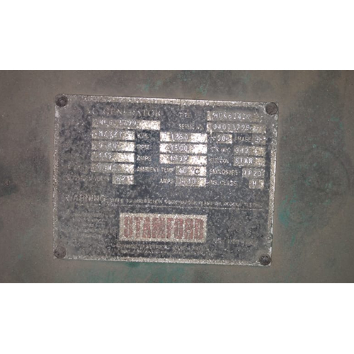 1010kva Cummins Diesel Generator - Pressure: High Pressure