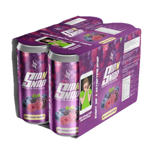 Mint Kissed Berries Mocktails - Alcohol Content (%): Nil