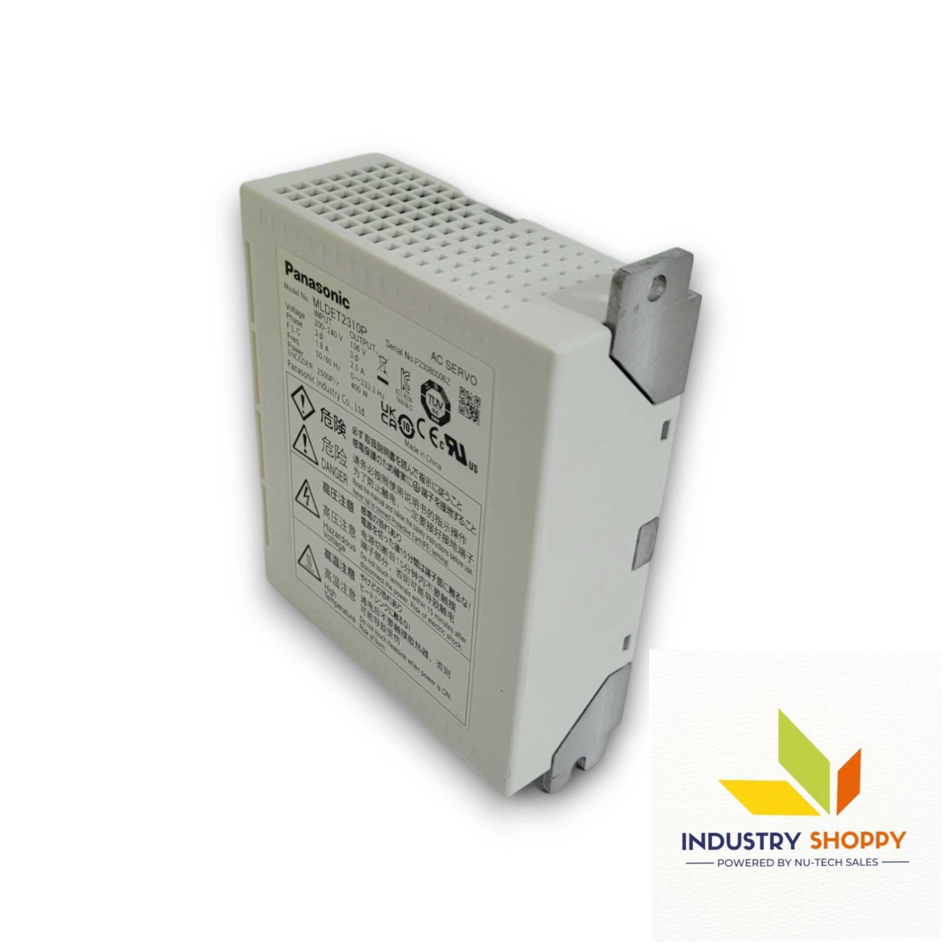 Panasonic Mldet2310p Minas E Series Servo Drive - Frequency: 50/60 Hertz (Hz)