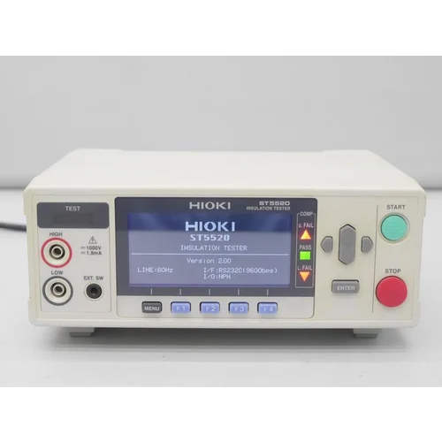 St5520 Hioki Insulation Tester - Color: White