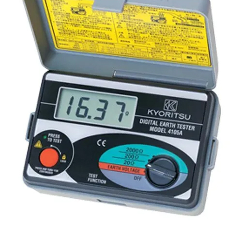 4105a Kyoritsu पृथ्वी प्रतिरोध परीक्षक