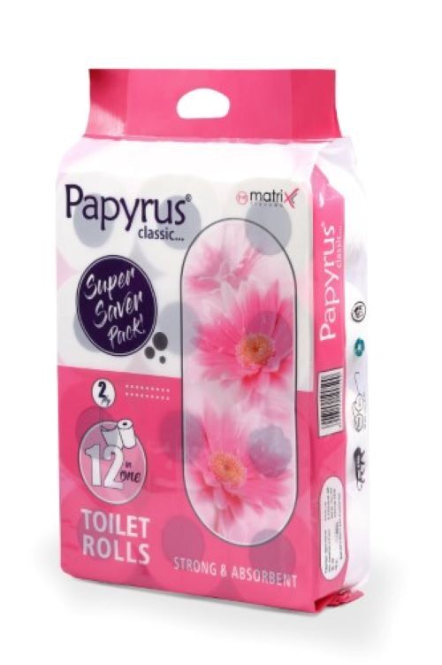 Pack Of 12 Toilet Roll - Color: White