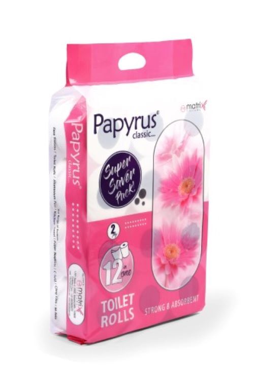 Pack Of 12 Toilet Roll - Color: White
