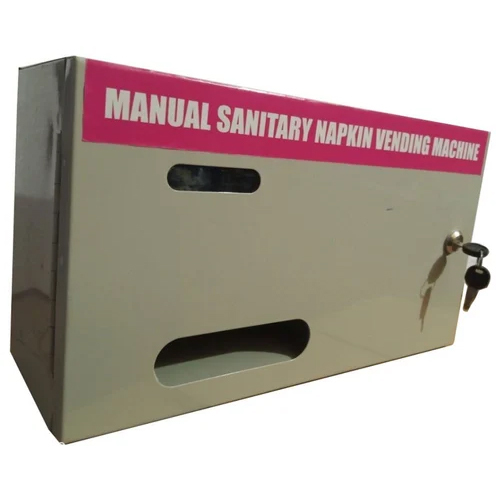 Manual Sanitary Napkin Vending Machine - Mild Steel Construction | 25 Watt Power Requirement, 240 Volt Voltage, Manual Operation, Warranty Included