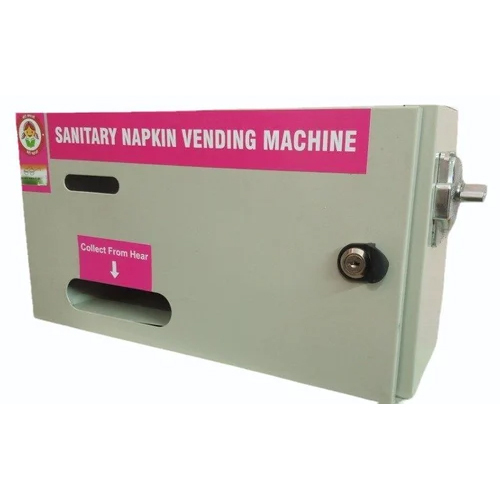 Free Sanitary Napkin Vending Machine - Mild Steel, 220-240 Volt, Manual Operation | Warranty Included, Automated Convenience