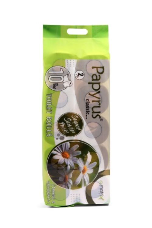 Papyrus Bathroom Tissues (10x1) - Color: White